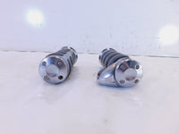 Harley Davidson Dyna Sportster & Softail Chrome Pair ISO Hand Handlebar Grips - C3 Cycle