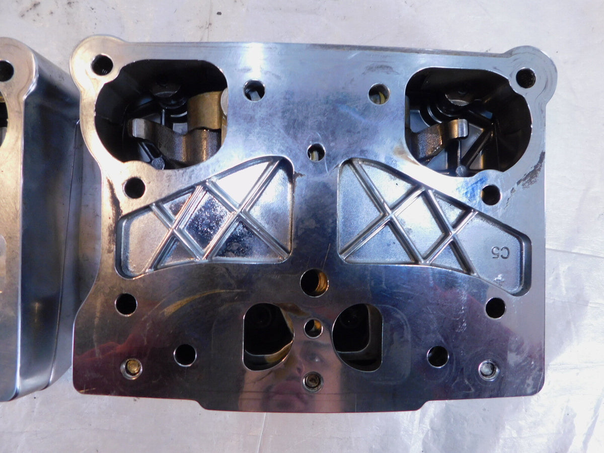 Harley Davidson Touring Dyna & Softail Chrome Cylinder Head Rocker Boxes