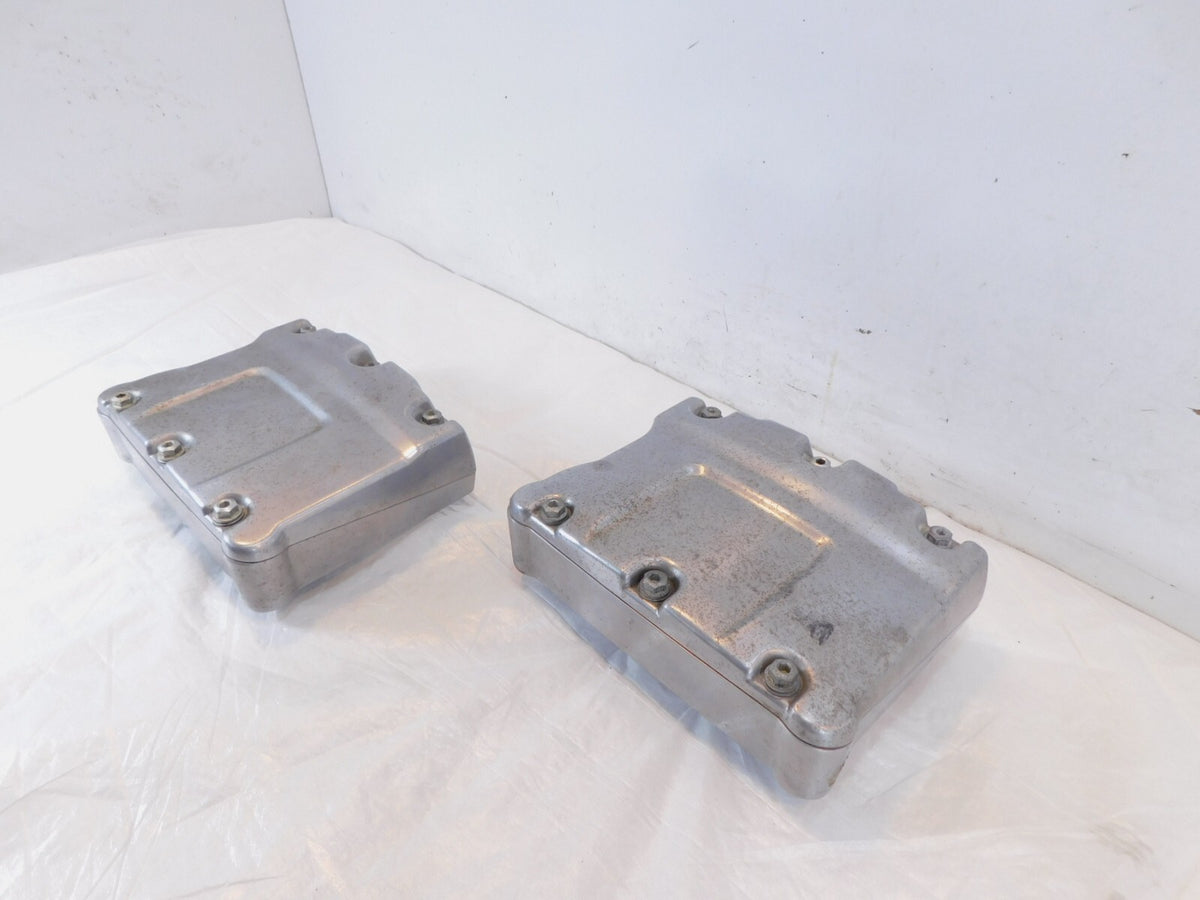 Harley Polished Twin Cam Touring Dyna Softail Cylinder Head Rocker Boxes & Arms - C3 Cycle