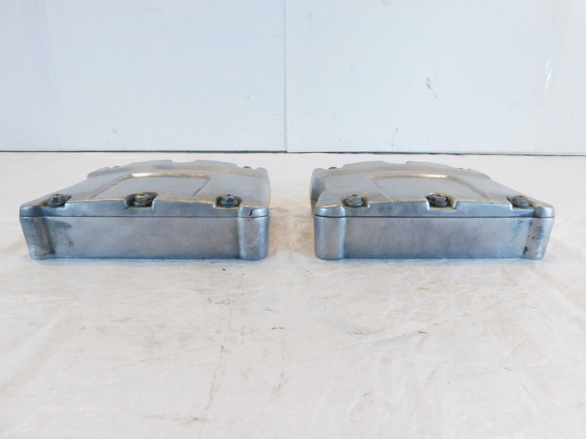 Harley Polished Twin Cam Touring Dyna Softail Cylinder Head Rocker Boxes & Arms - C3 Cycle