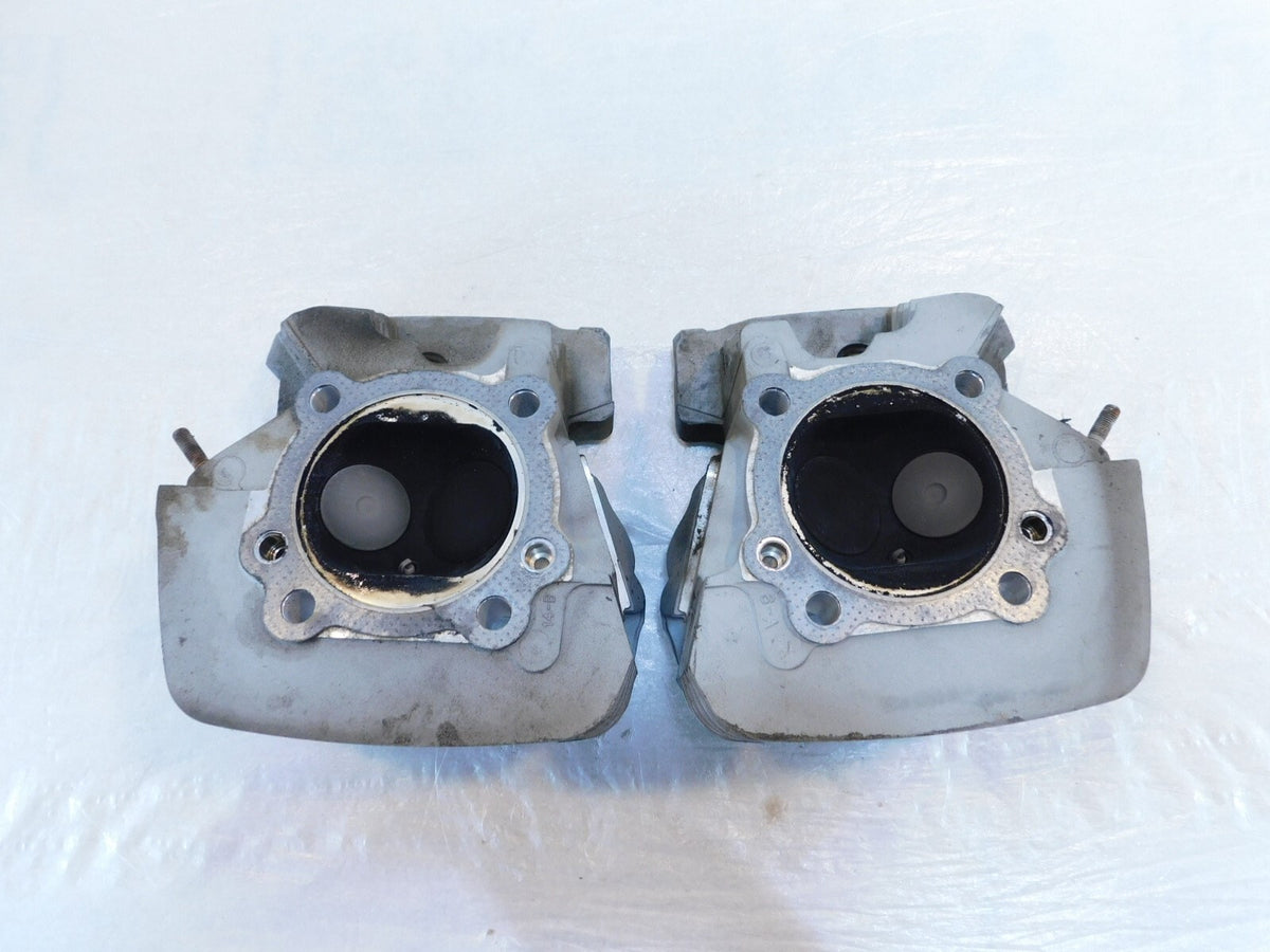 Harley Davidson Touring Softail & Dyna Silver Cylinder Heads & Valves w/ Springs - C3 Cycle