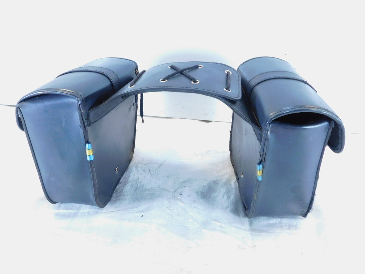 1993-1994 Harley Davidson Dyna Wide Glide Left Right Black Side Bag Saddlebags - C3 Cycle