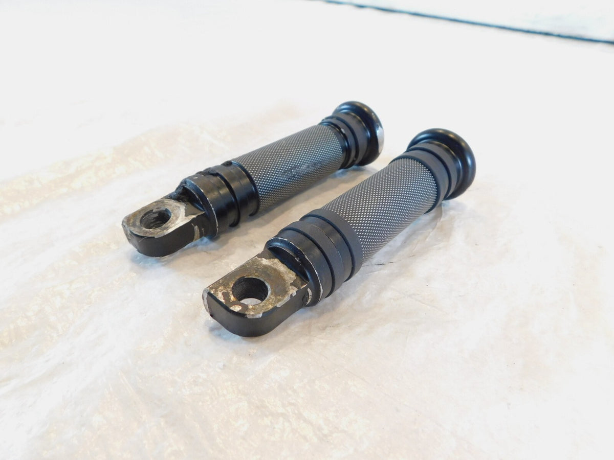 Harley Touring FXR Dyna Sportster & Softail Black Foot Peg Footpeg Footrests - C3 Cycle