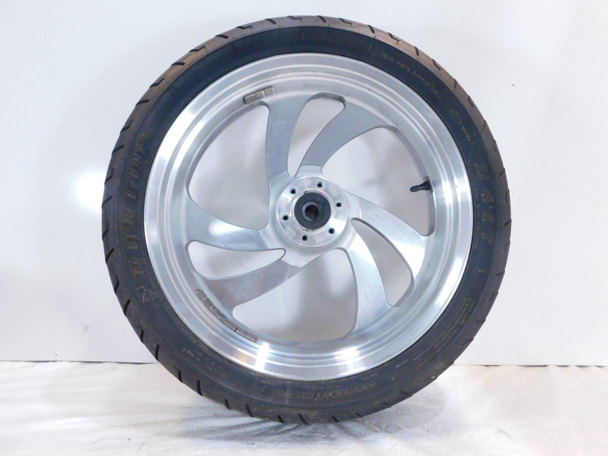 2004 2005 & 2006 Victory Kingpin California Front Cast Wheel Rim w/ Tire 18"x3" - C3 Cycle