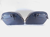 Viking Left & Right Motorcycle Slanted Studded Saddlebag Saddle Side Bag - C3 Cycle