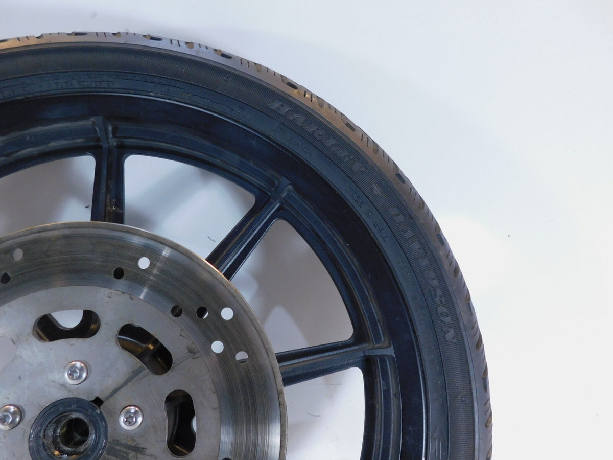 Harley Davidson Sportster 883 & 1200 19" Cast Front Wheel Rim w/ Tire & Rotor