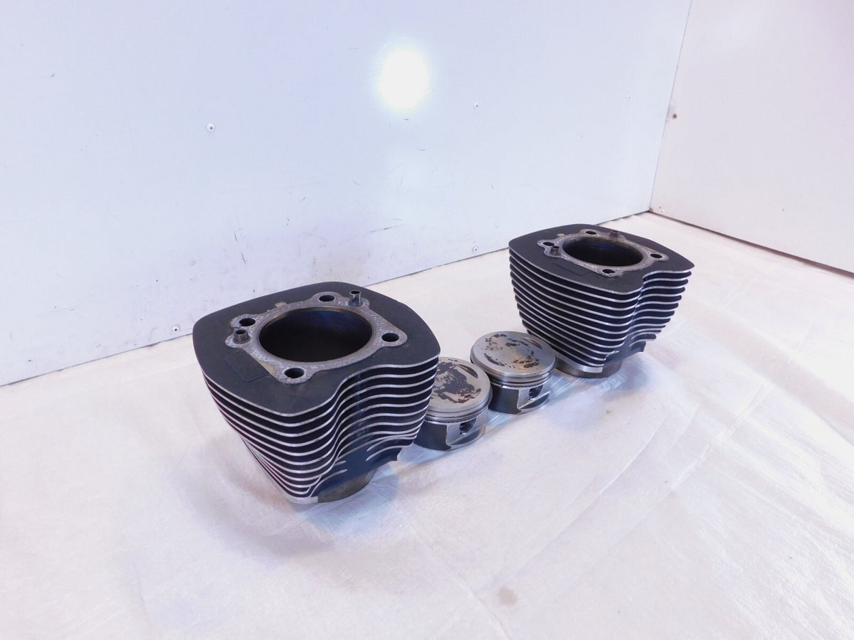 Harley Davidson Twin Cam Touring Dyna & Softail Engine Pistons & Black Cylinders - C3 Cycle