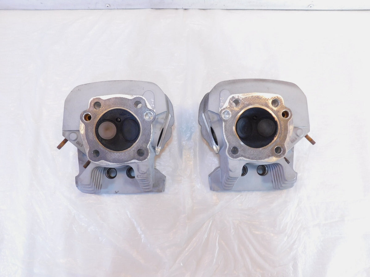 04-06 Harley Davidson Sportster XL 883 Front Rear Silver Cylinder Heads & Valves - C3 Cycle