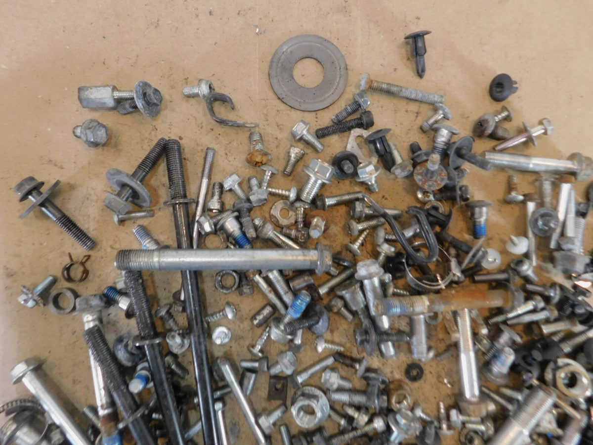 2011 11 Suzuki Burgman 400 AN400 Misc. Nuts Bolts & Brackets Parts Box Lot - C3 Cycle