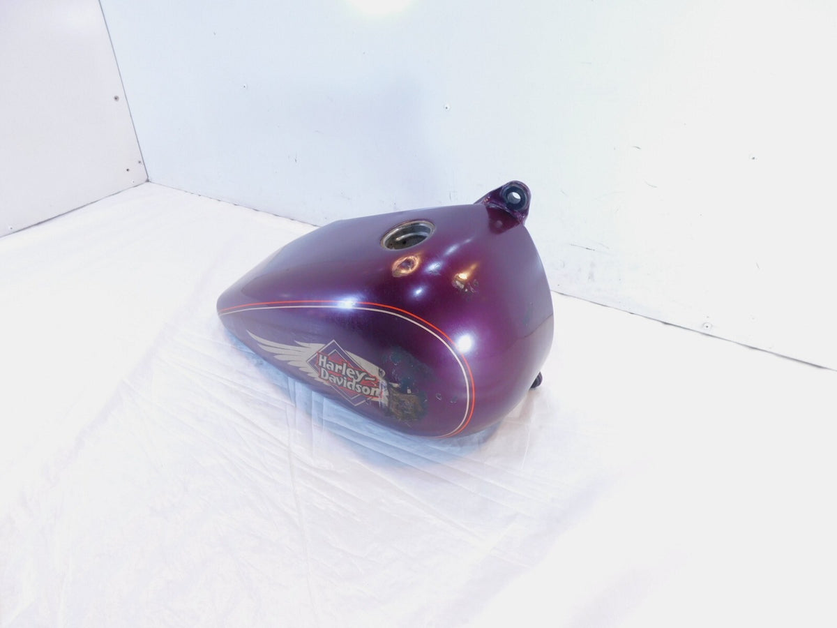 Harley Davidson Softail Night Train Custom Purple Right Gas Fuel Petrol Tank - C3 Cycle