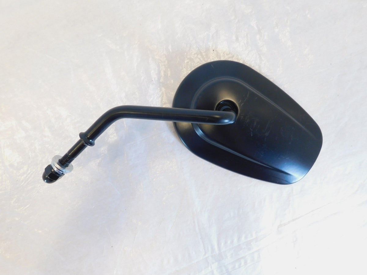Harley Davidson FXR & Softail & Dyna & Sportster Black Left Rear View Mirror - C3 Cycle