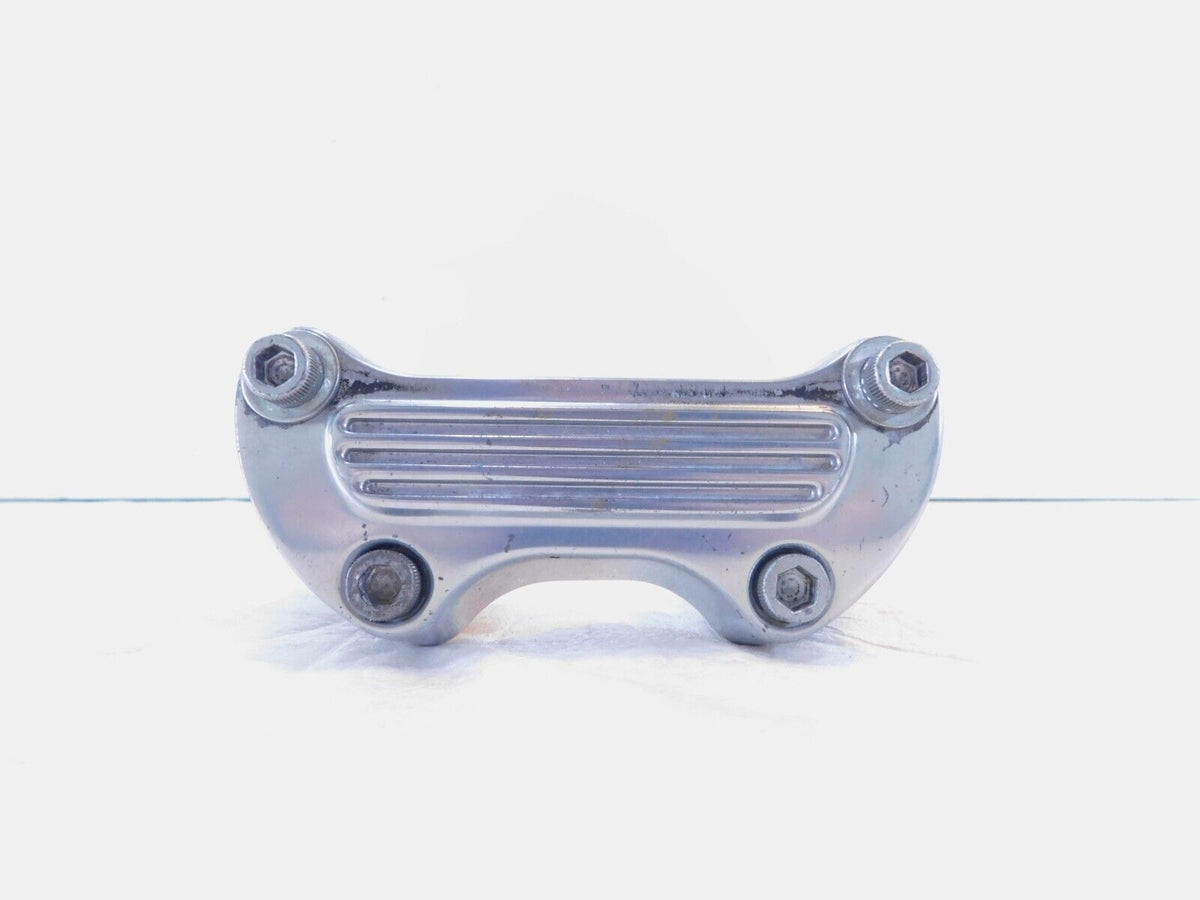 Harley Davidson Sportster 883 & 1200 & Dyna Chrome Handlebar Bar Riser Clamps - C3 Cycle