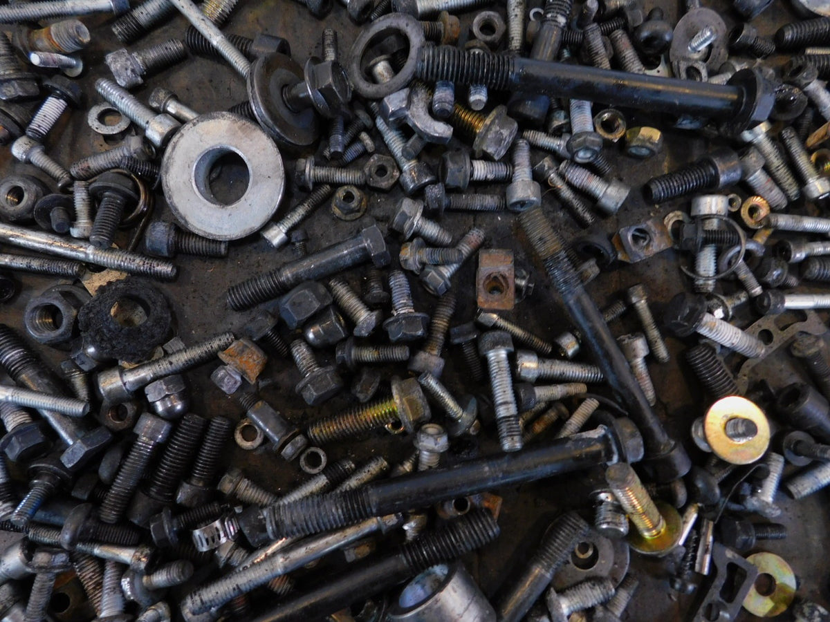 2016 16 Indian Roadmaster Engine Bolts Nuts & Brackets Hardware Parts Box Lot - C3 Cycle