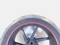BMW S1000R S1000RR S1000-RR HP4 Black Rear Wheel Rim & Tire - 6.00" x 17" - C3 Cycle