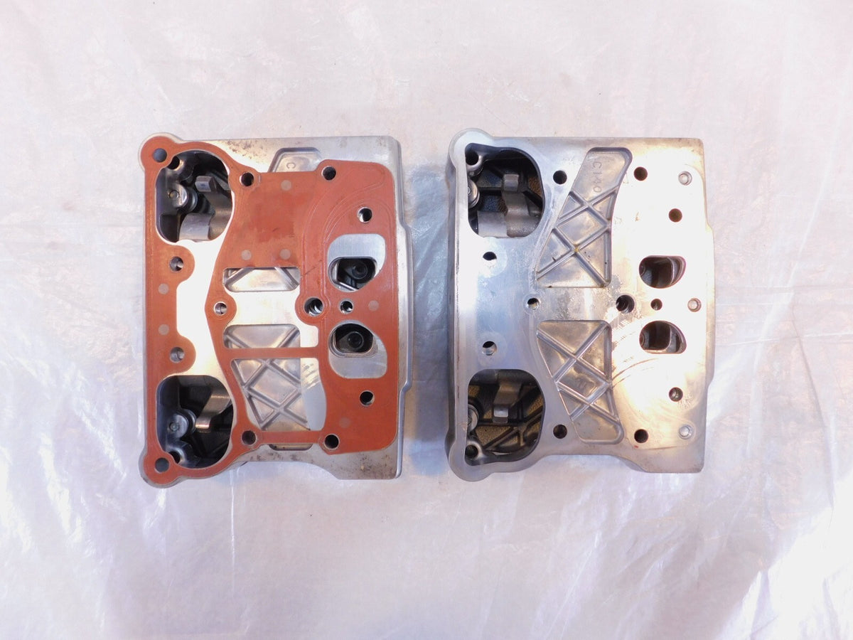 Harley Davidson Touring Dyna & Softail Black Wrinkle Cylinder Head Rocker Boxes - C3 Cycle