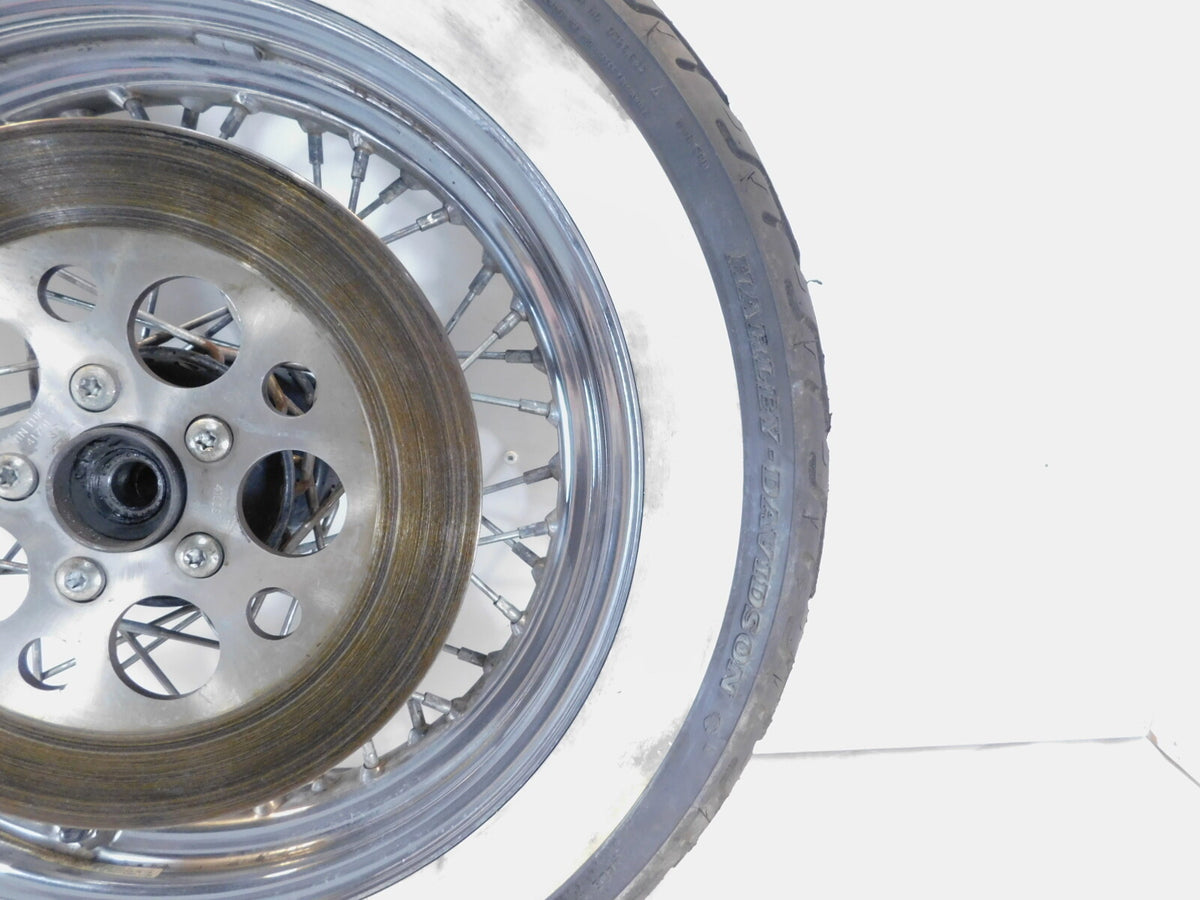 Harley Davidson Dyna Softail & Sportster 883 & 1200 Laced Rear Wheel Rim w/ Tire - C3 Cycle