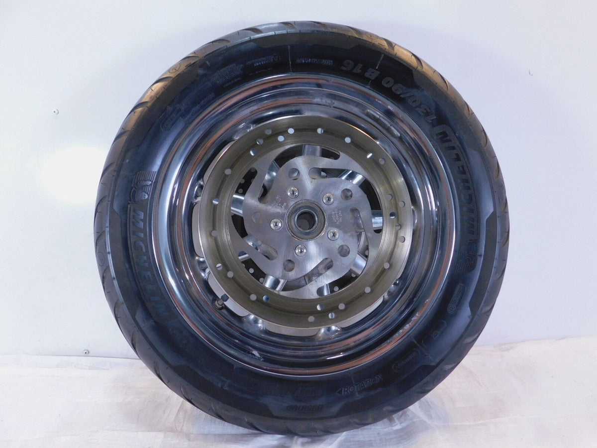 Harley Touring Road King & Electra Glide Front Chrome Wheel Rim w/ Tire & Rotors - C3 Cycle