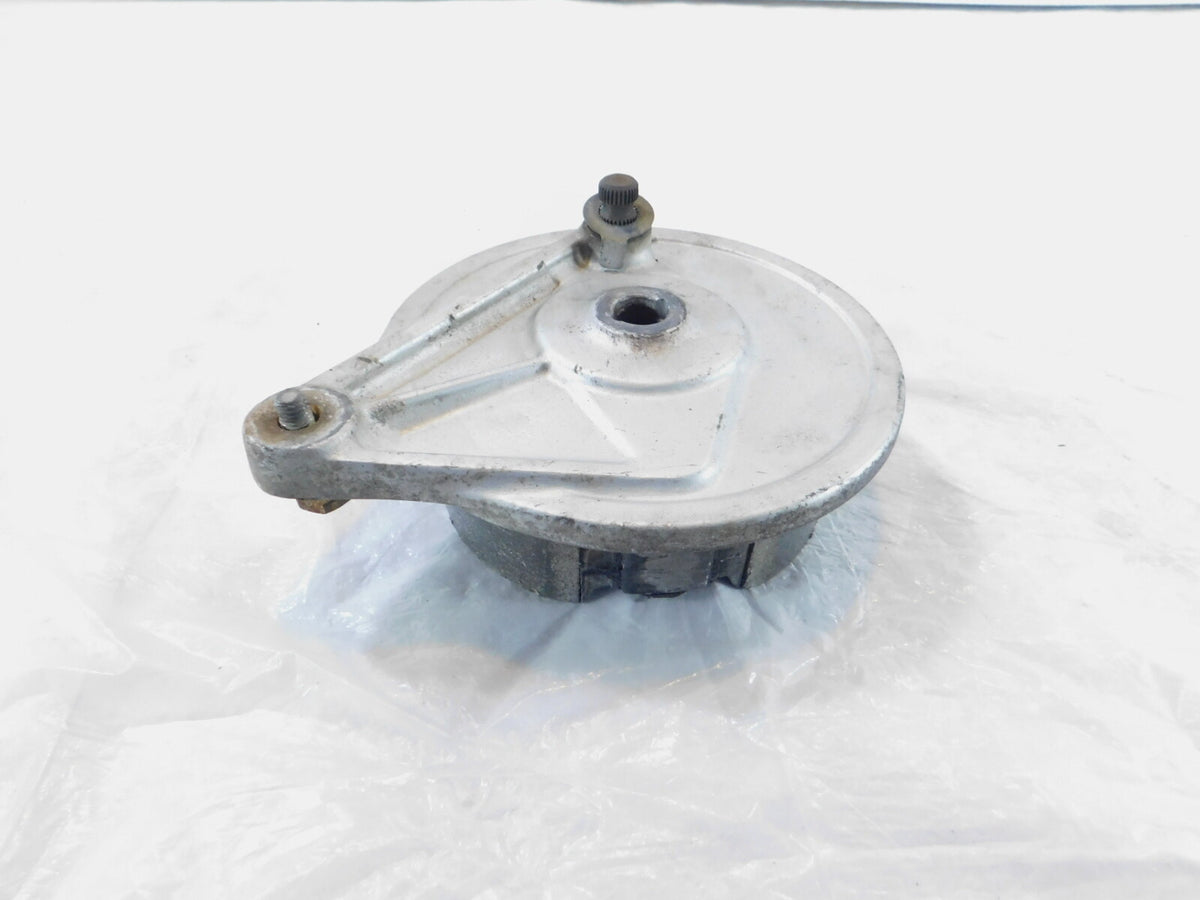 1985-1987 Honda CMX250 CMX250C Rebel 250 Rear Wheel Brake Shoe Hub & Mount Plate - C3 Cycle
