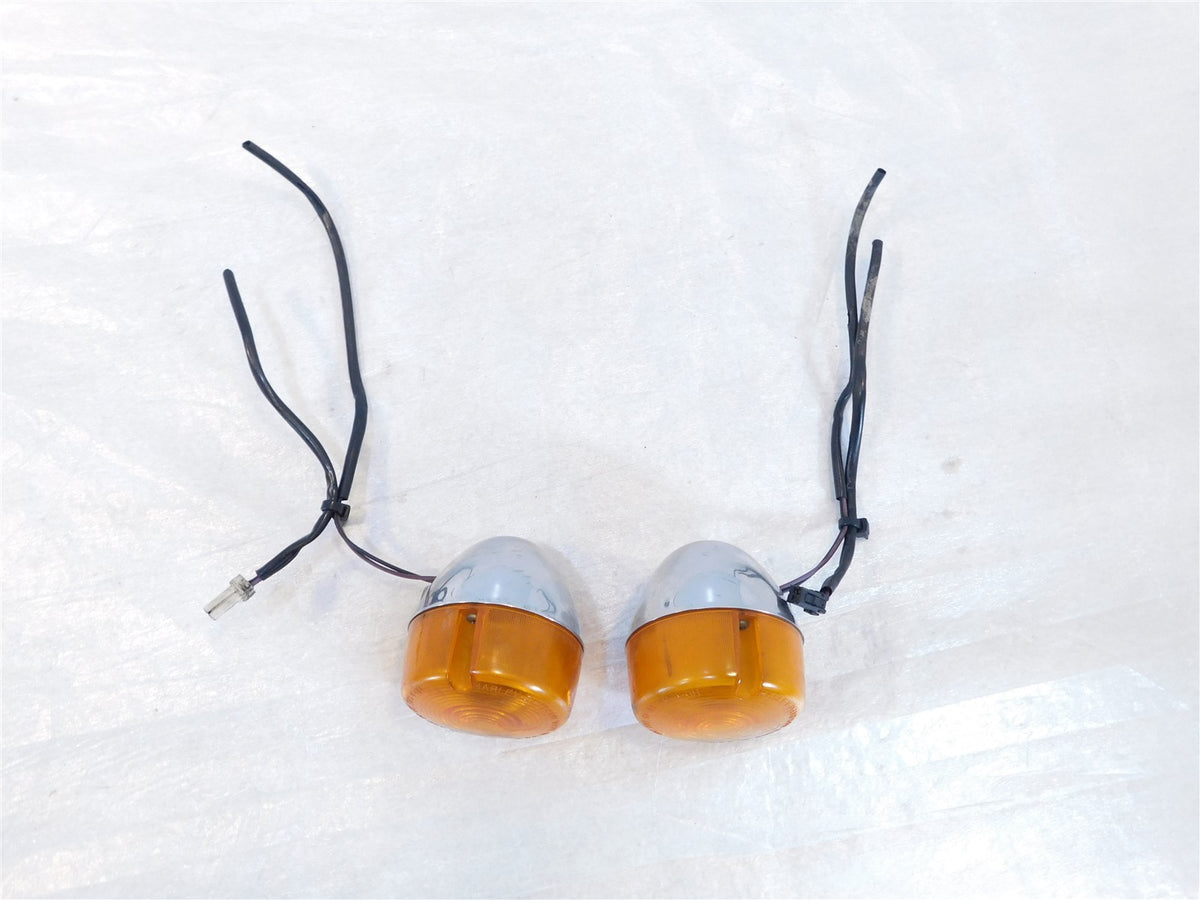 Harley Davidson Sportster Dyna & Softail Chrome Rear Turn Signal Indicators - C3 Cycle