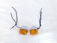 Harley Davidson Sportster Dyna & Softail Chrome Rear Turn Signal Indicators - C3 Cycle