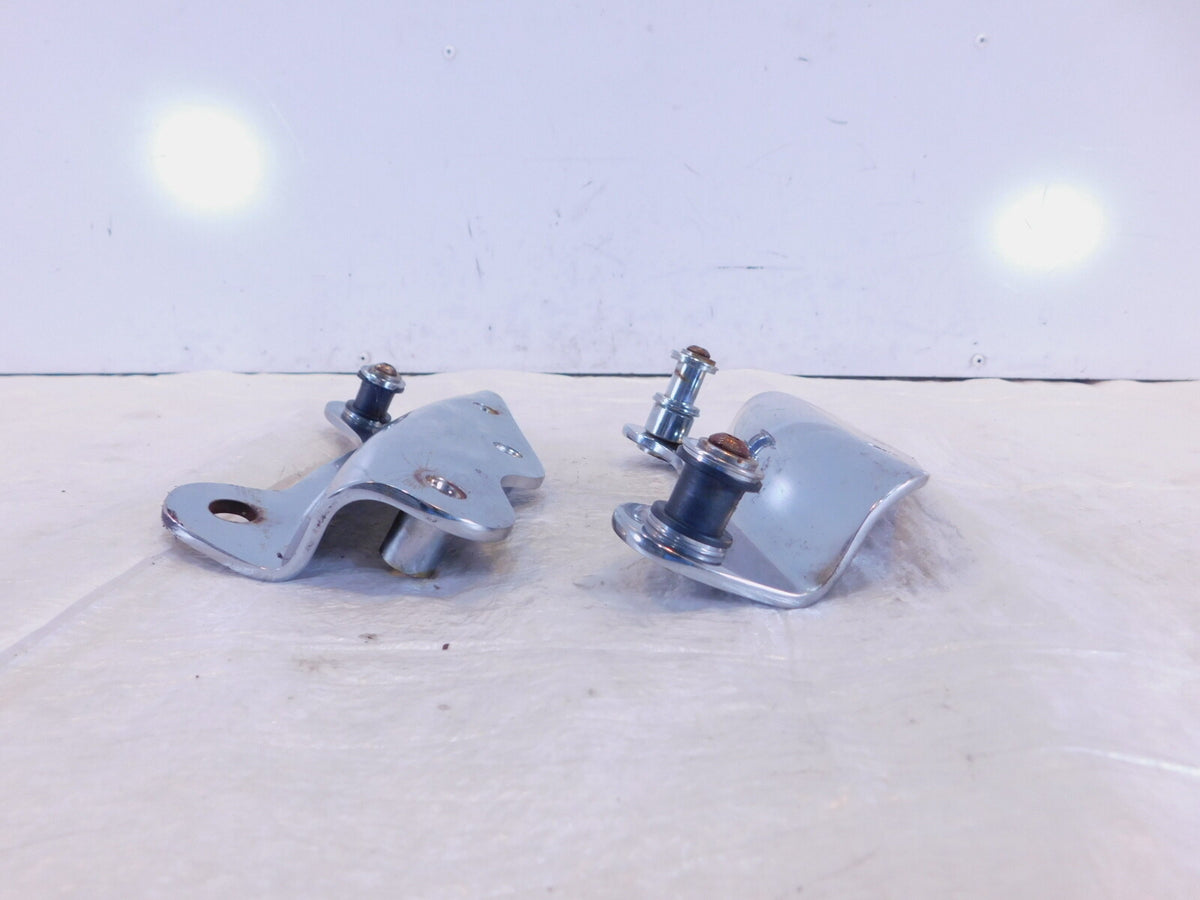 Harley Davidson Road King & Street Glide Chrome Detachable Sissybar Mount Plates - C3 Cycle