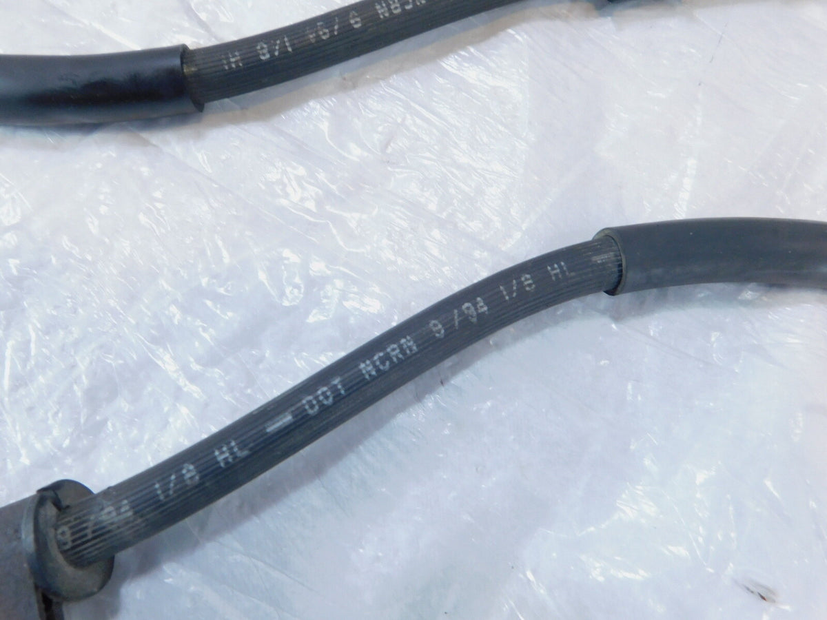 Suzuki RF600 Black Front & Rear Brake Master Cylinder to Caliper Hose Line Pipes - C3 Cycle