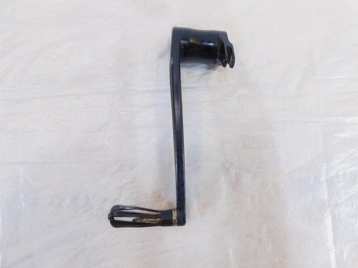 Harley Road King Street & Electra Glide Black Slotted Rear Brake Pedal Lever