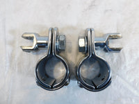Harley Electra Glide & Road King Highway Footrest Footpeg Mount Clamp Brackets