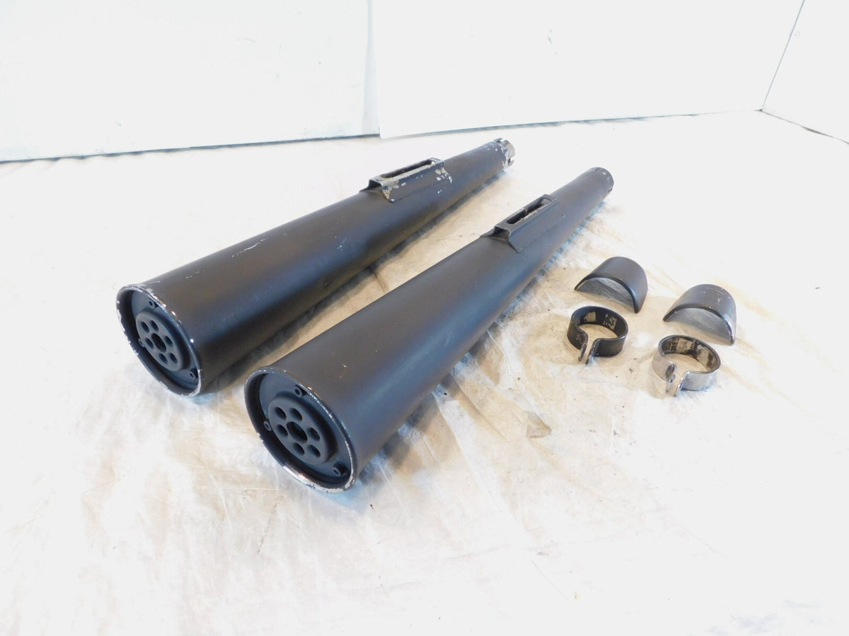 1998-2003 Triumph Thunderbird Sport Black Exhaust System Muffler Silencers