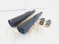 1998-2003 Triumph Thunderbird Sport Black Exhaust System Muffler Silencers