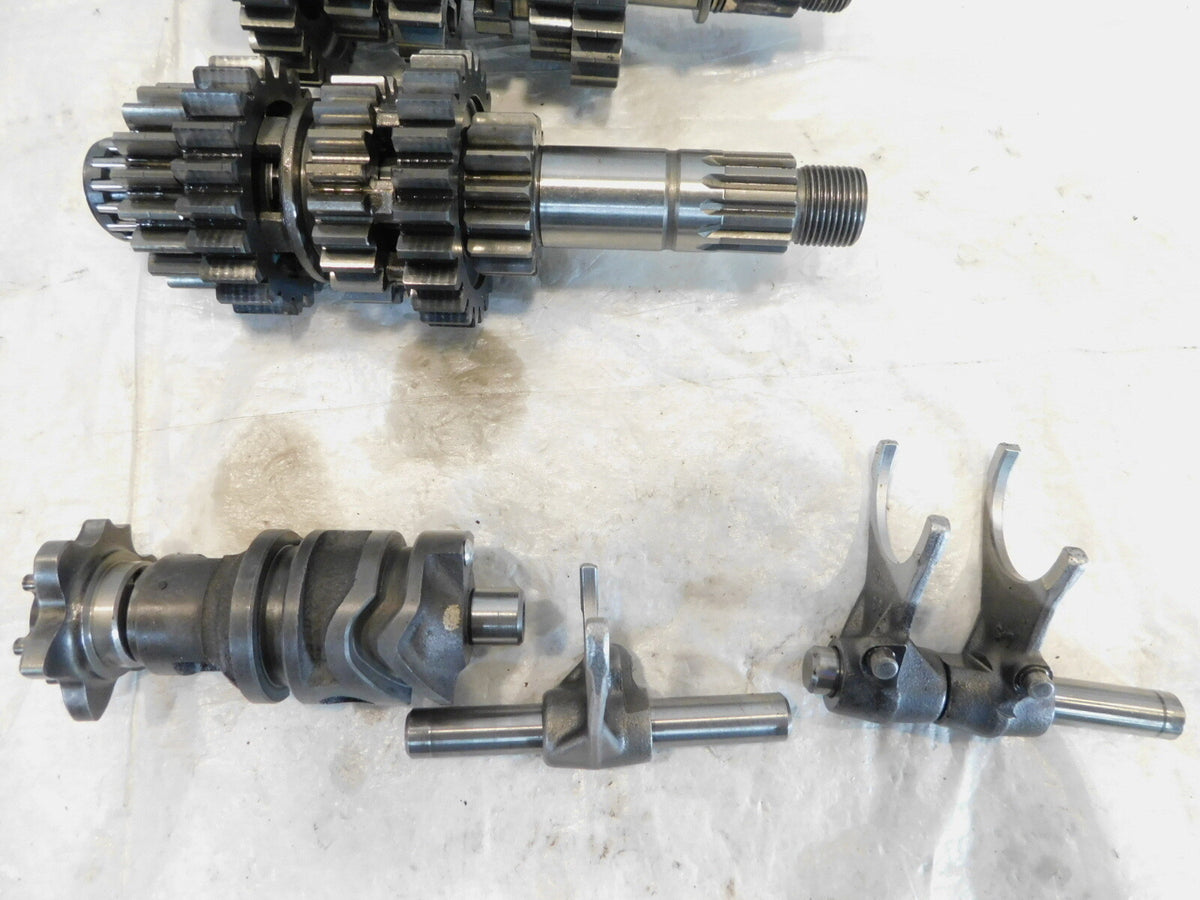 1990-1996 Kawasaki KL650 KLR650 Transmission Gears w/ Shifter Drum & Forks - C3 Cycle