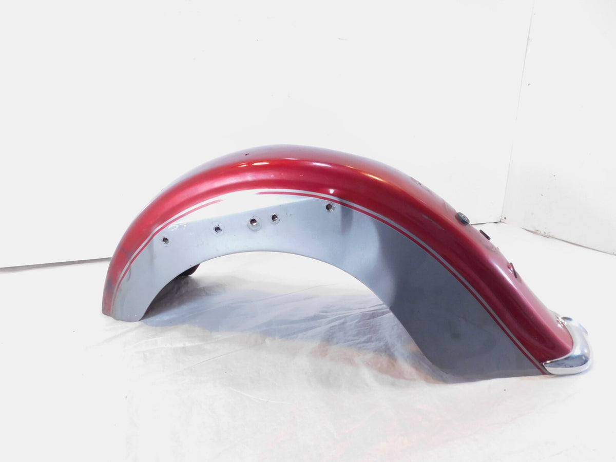 2003 03 Kawasaki Vulcan 1500 Classic VN1500 Red Rear Mudguard Wheel Cover Fender - C3 Cycle