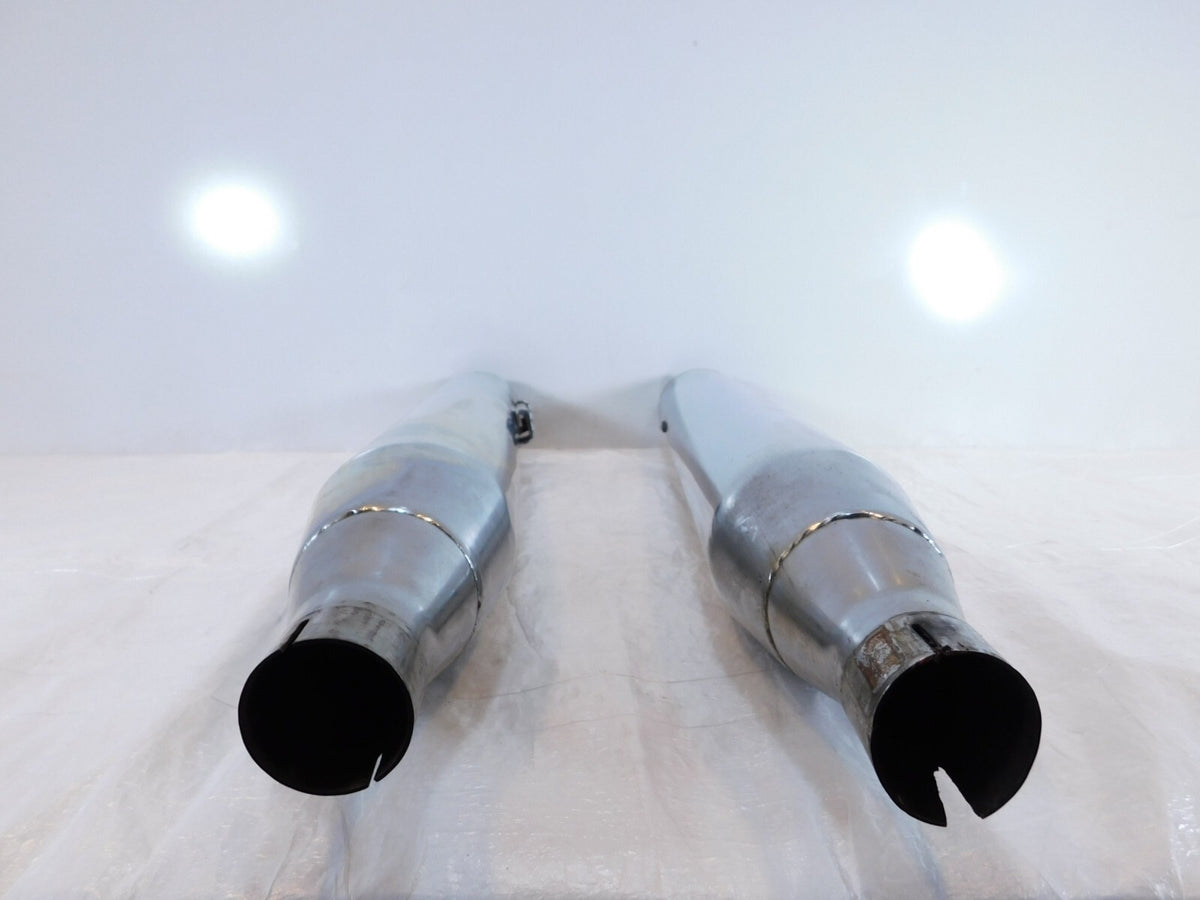 Harley Davidson Road King & Electra Glide Left & Right Exhaust Pipe Mufflers - C3 Cycle