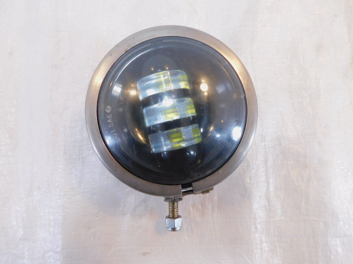 Harley Touring Road King Electra Glide Chrome Auxiliary LED Passing Light Lamp - C3 Cycle