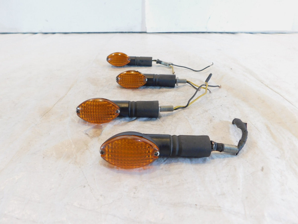 98-03 Triumph Thunderbird Sport 900 Left Right Black Indicator Turn Signal Lamps - C3 Cycle