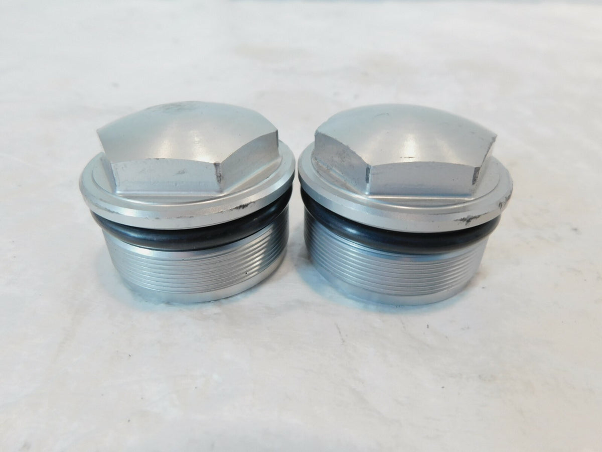 Triumph Street Scrambler & Street Twin Front Wheel Fork Cap Plugs - T2041156 - C3 Cycle
