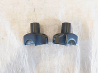 Harley Davidson Sportster 883 & 1200 & Dyna Black Handlebar Bar Riser Clamps