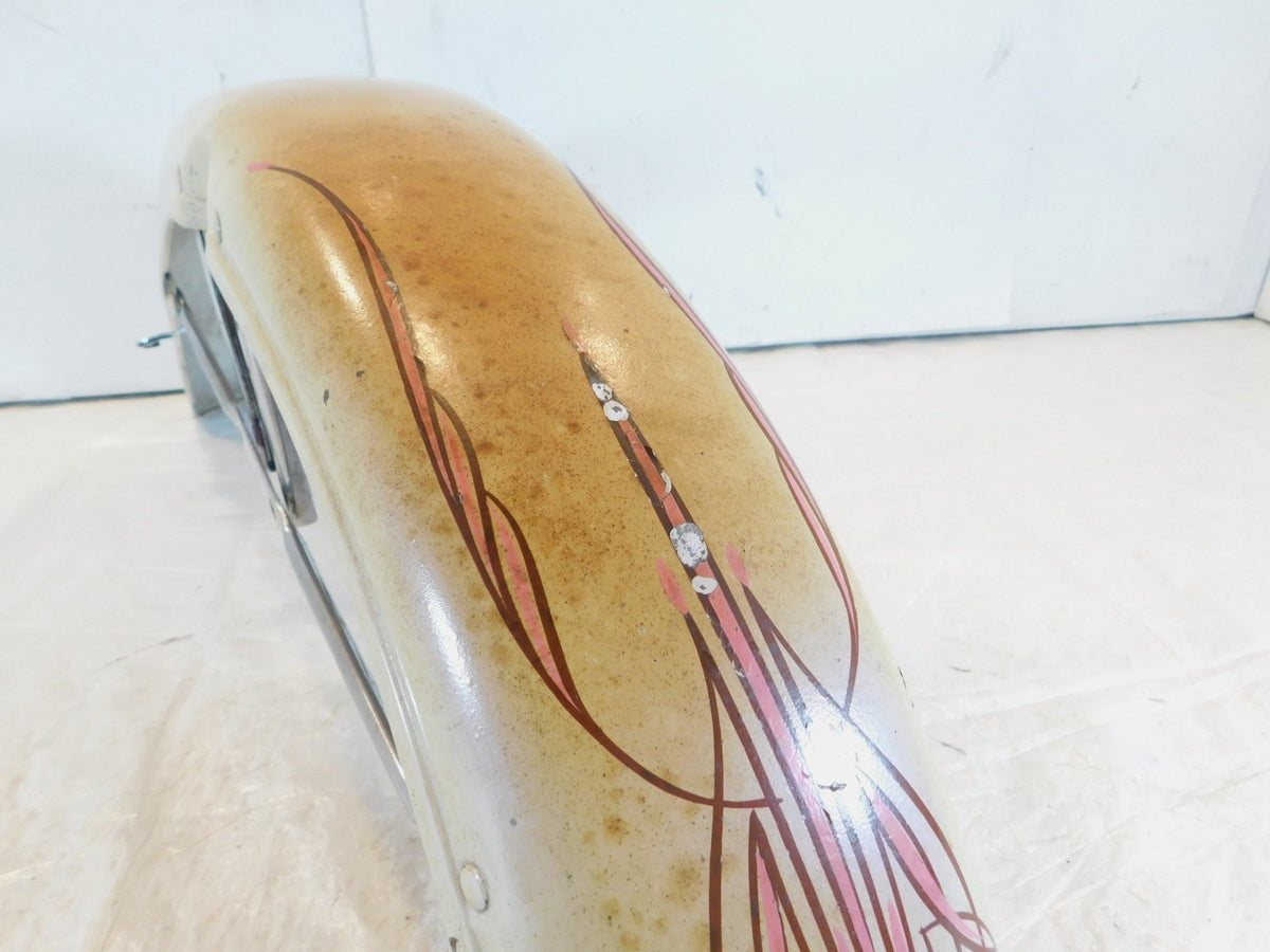 1973 Harley Davidson Sportster 900 & 1000 White Front Wheel Cover Fender - C3 Cycle