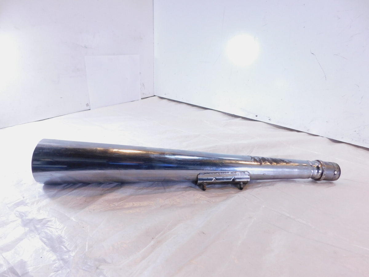 1983 83 Honda GL650 Silverwing 650 Chrome Rear Left Side Exhaust Muffler Pipe - C3 Cycle