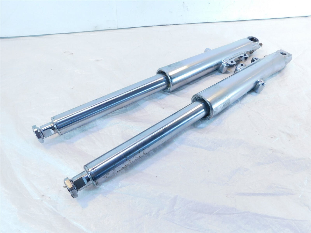 02-08 Harley Davidson Touring Road King Classic Chrome Left Right Front Forks - C3 Cycle