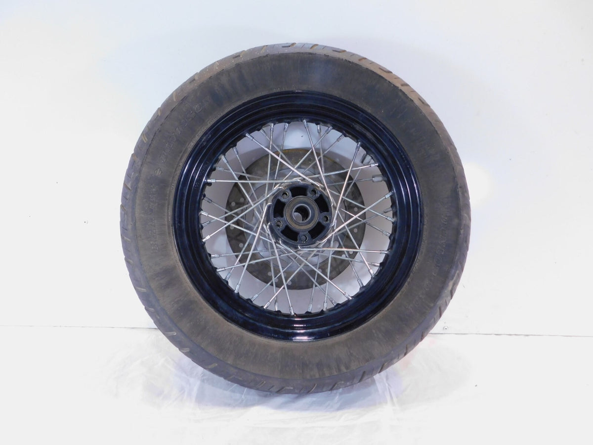 2007 Harley Davidson Sportster XL1200N 16" Black Laced Rear Wheel Rim & Tire - C3 Cycle