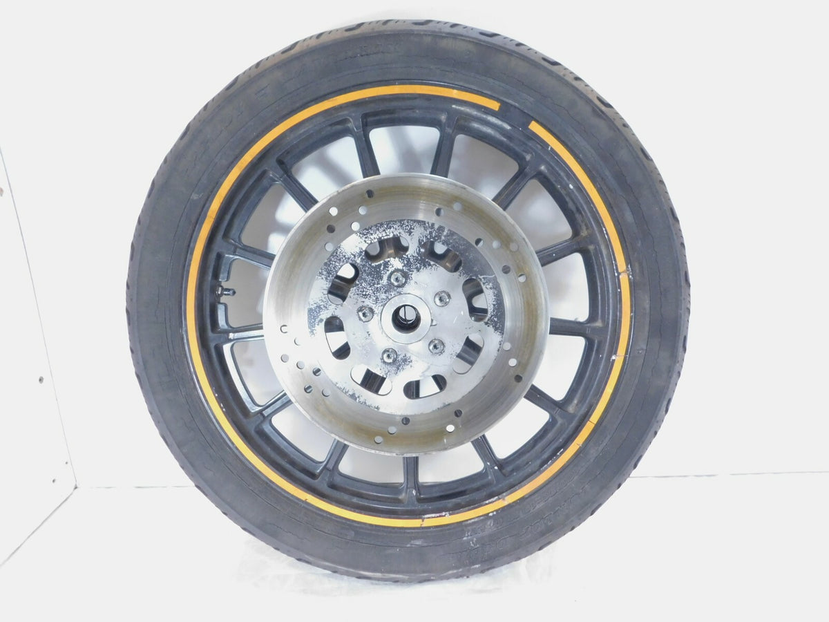 1996-1999 Harley Davidson Sportster 883 & 1200 Black Front Wheel Rim & Tire