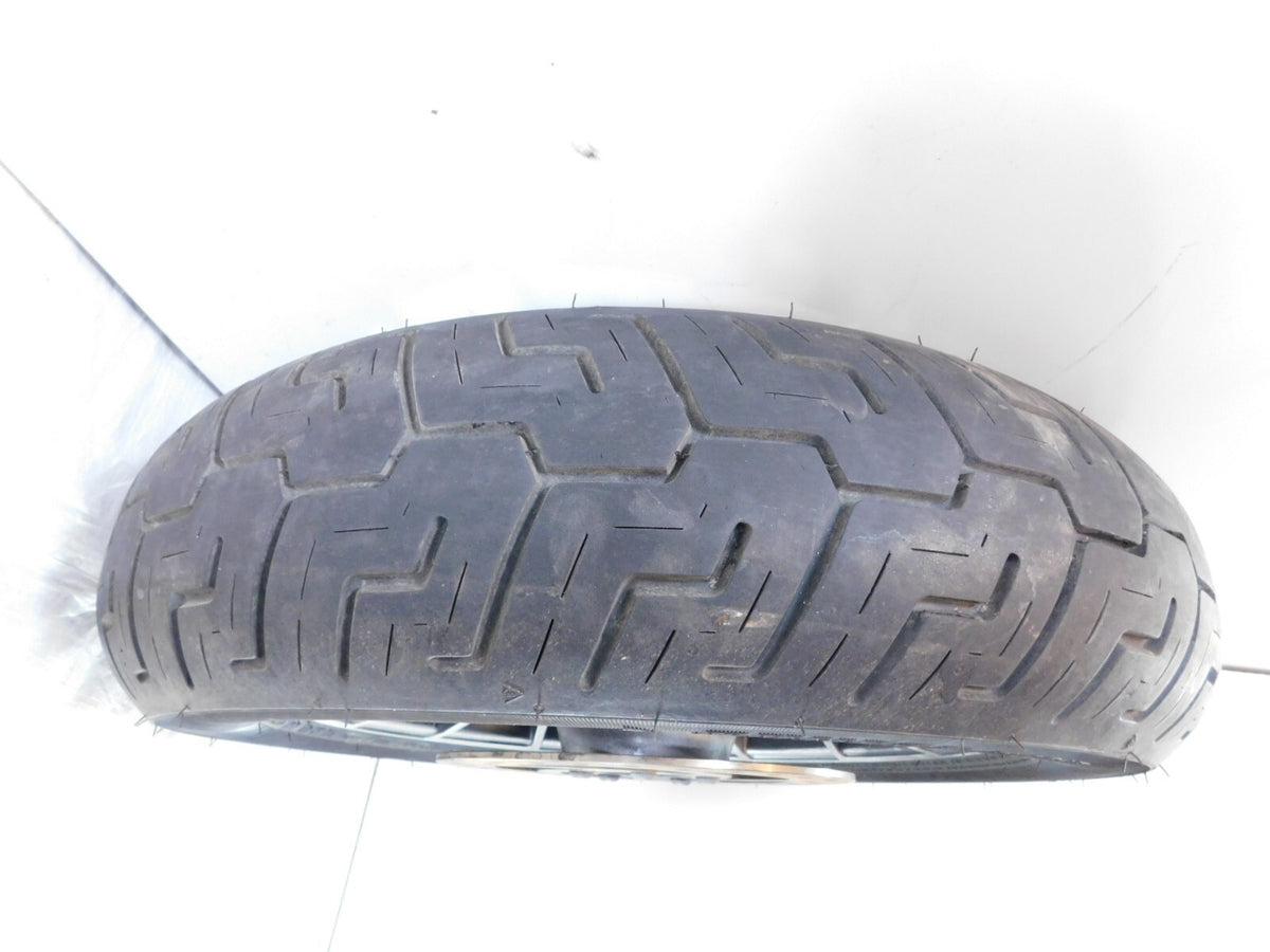 Harley Davidson Sportster Nightster RH975 Spoked Rear Wheel Rim & Tire - Bent - C3 Cycle