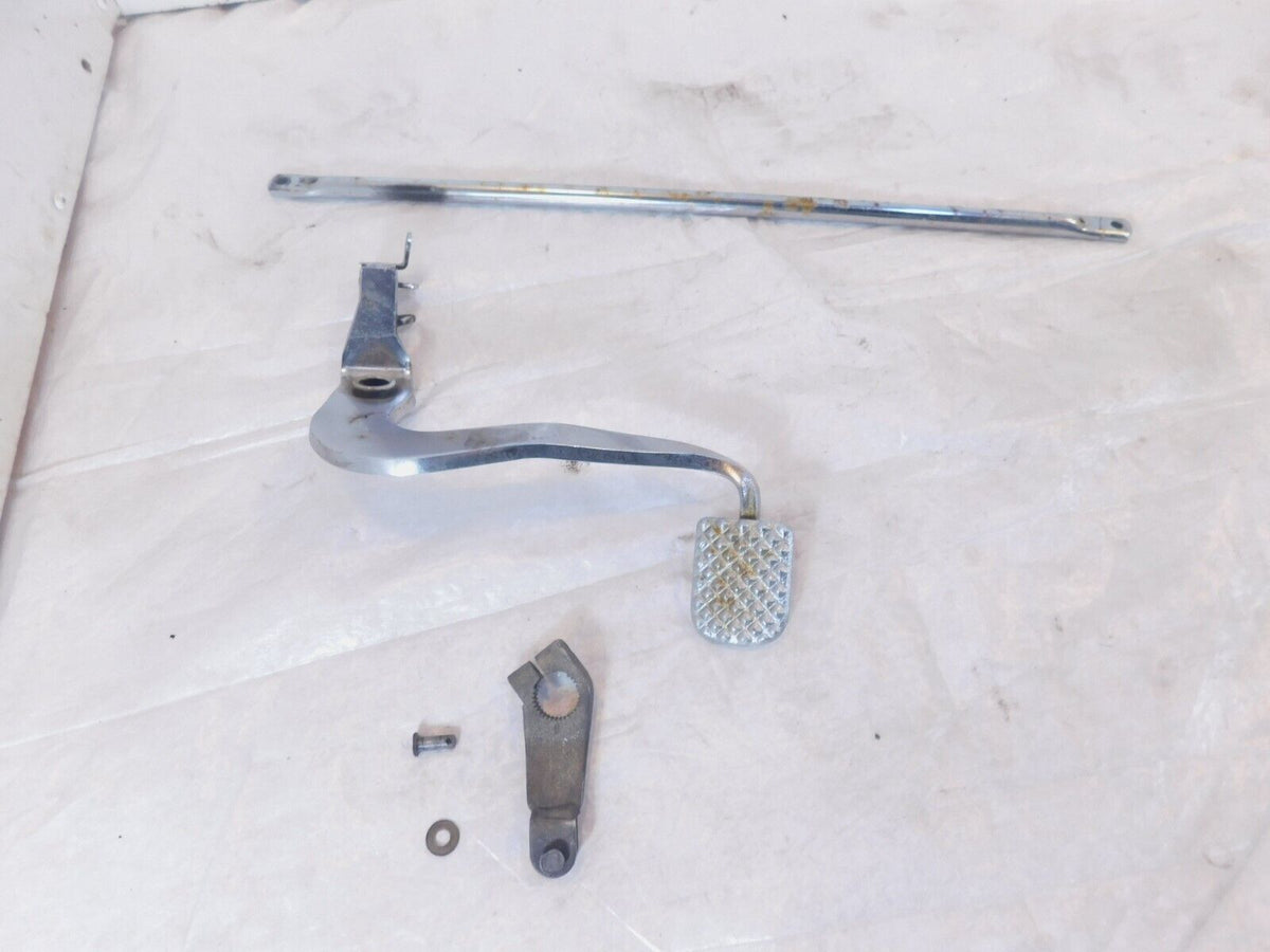 Yamaha V-Star XVS650 Midnight & Custom Chrome Right Foot Brake Pedal & Linkage