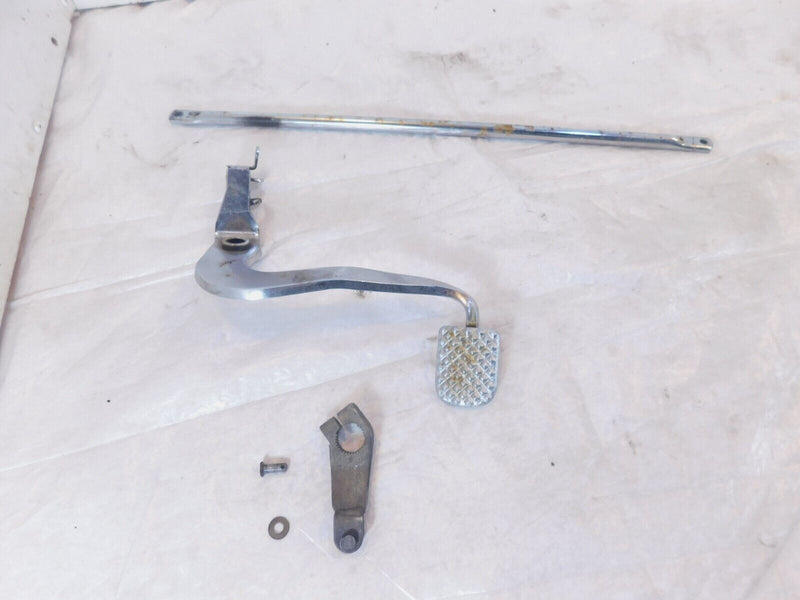 Yamaha V-Star XVS650 Midnight & Custom Chrome Right Foot Brake Pedal & Linkage