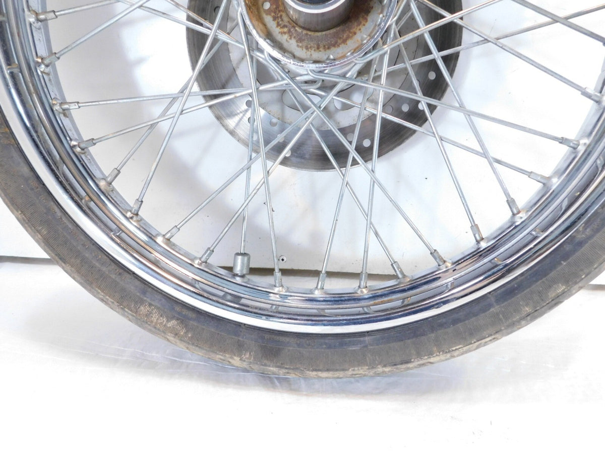 Harley Davidson Softail & Dyna Wide Glide Chrome 21" Front Wheel Rim & Rotor - C3 Cycle