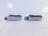 Harley Touring FXR Dyna Sportster & Softail Chrome & Rubber Footpegs Footrests - C3 Cycle
