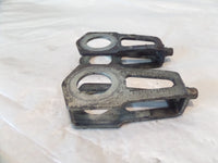 Ducati Scrambler & Monster Swingarm Rear Axle Chain Adjuster Puller Brackets - C3 Cycle