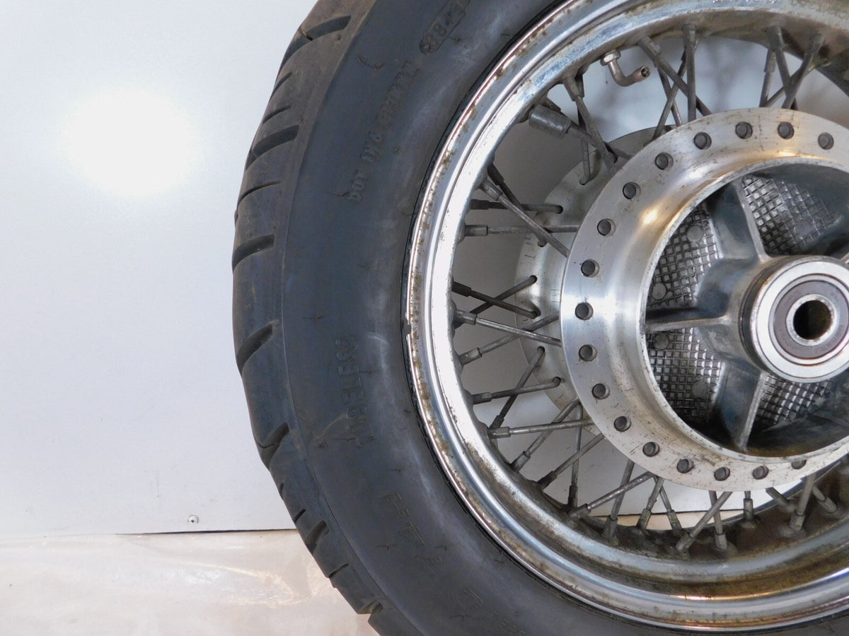 2001-2007 Honda VT750 Shadow 750 VT750DC Spirit Chrome Spoked Rear Wheel Rim - C3 Cycle