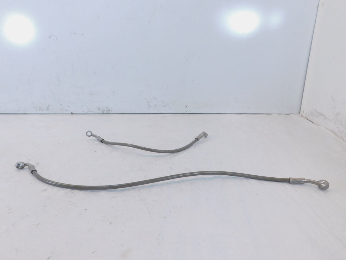 2001-2005 BMW F650CS F650 CS Braided Front Wheel ABS Brake Hose Pipe Lines - C3 Cycle